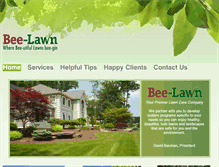 Tablet Screenshot of beelawn.com